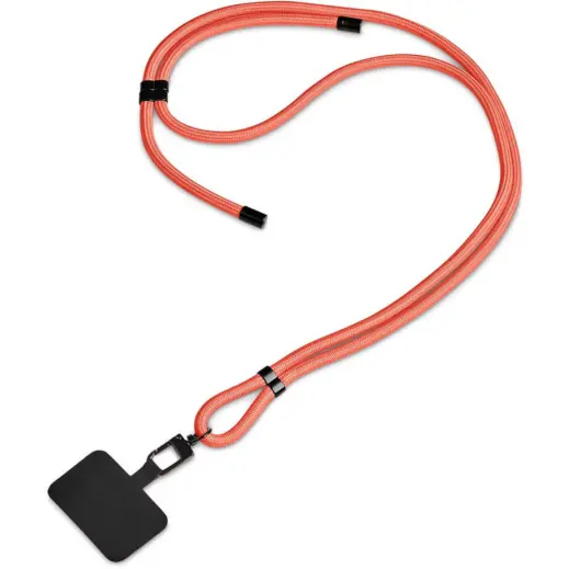 Altitude Fusion Crossbody & Wrist Phone Strap Set in Pouch - Coral